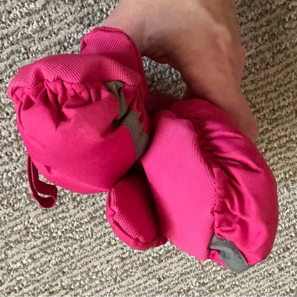 Pink Winter Gloves for Kids